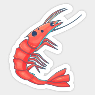 Shrimp Sticker